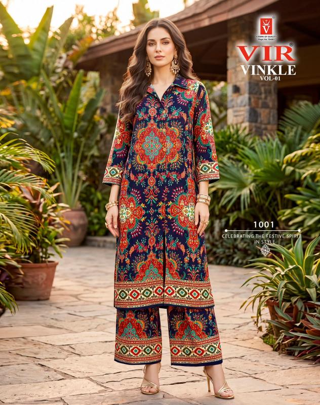 Taniksh vinkle vol 1 coord set wholesale work clothes